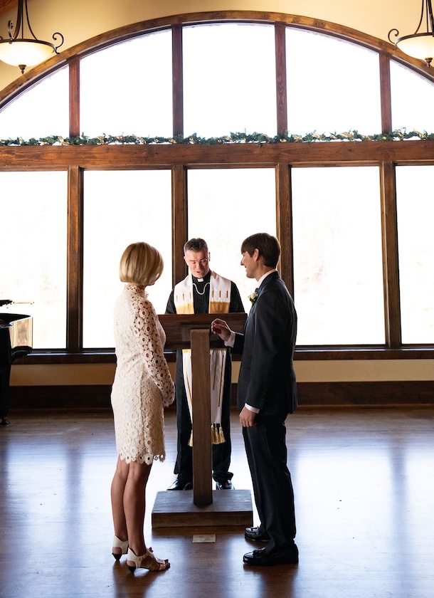 Wedding ceremony moment